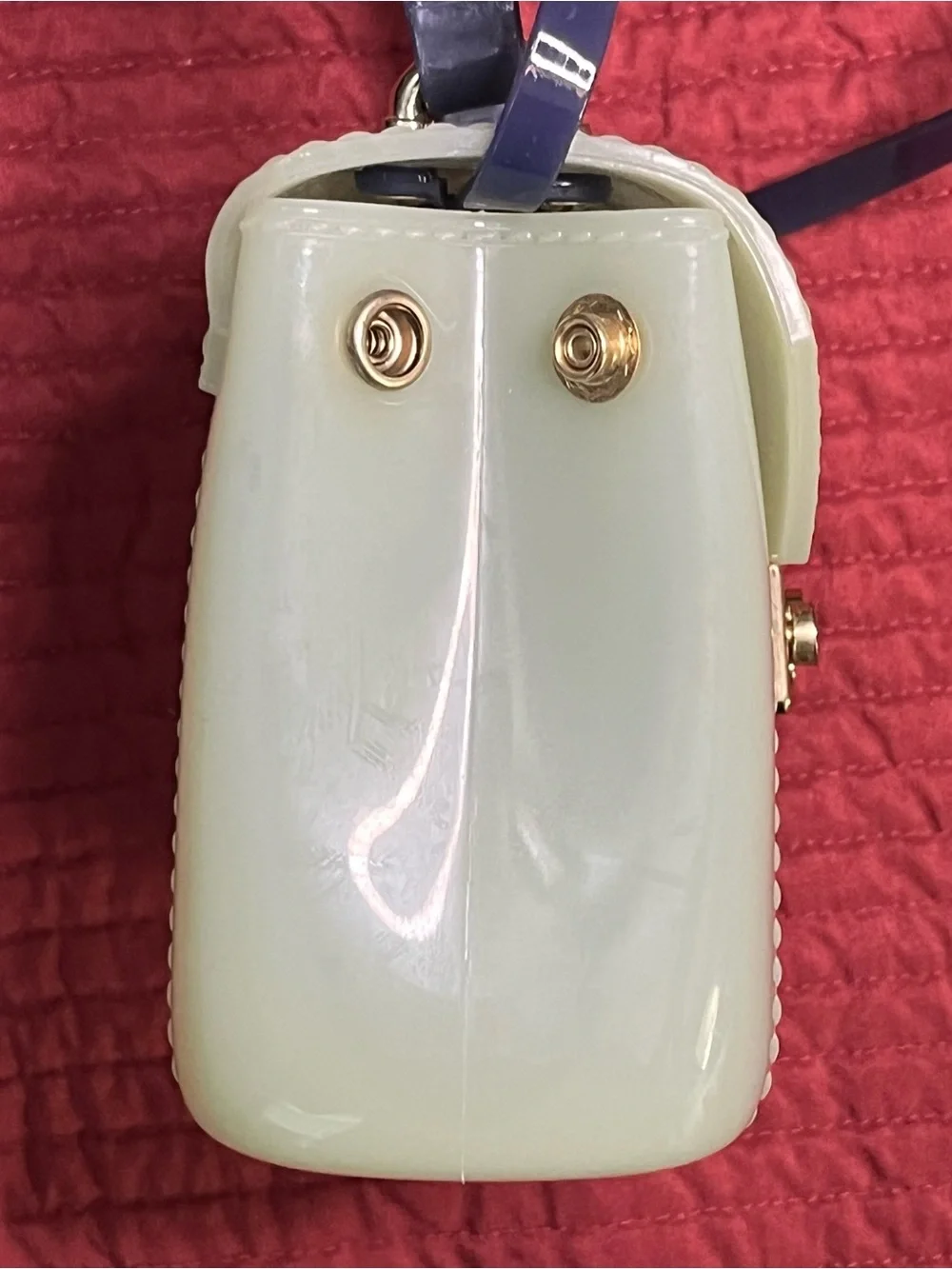 Furla Candy Bon Bon Mini Purple Cream Jelly Crossbody Bag